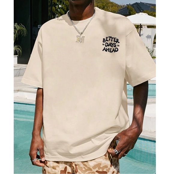 Men Drop Shoulder Tee⌚️ - Picture 2 of 2